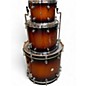Used DW 3 Piece Design Series Tobacco Burst Drum Kit thumbnail
