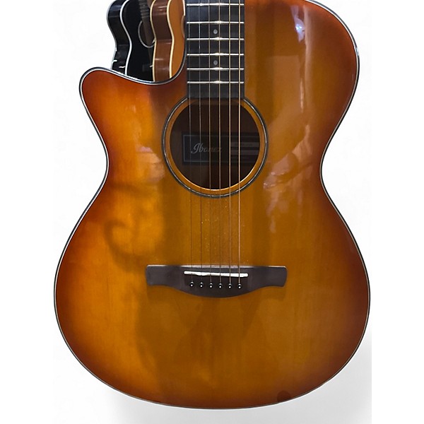 Used Ibanez AEG58L 2 Color Sunburst Acoustic Electric Guitar