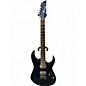 Used Ibanez RG6005FEQM BLUE GREEN Solid Body Electric Guitar thumbnail