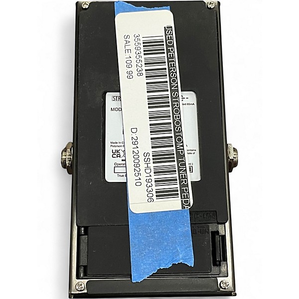 Used Peterson StroboStomp Tuner Pedal