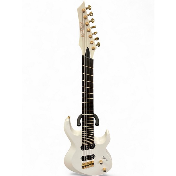 Used Kiesel ARIES 7 MULTISCALE White Solid Body Electric Guitar