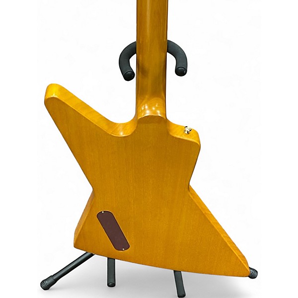 Used Epiphone Korina Explorer AGED NATURAL Electric Bass Guitar