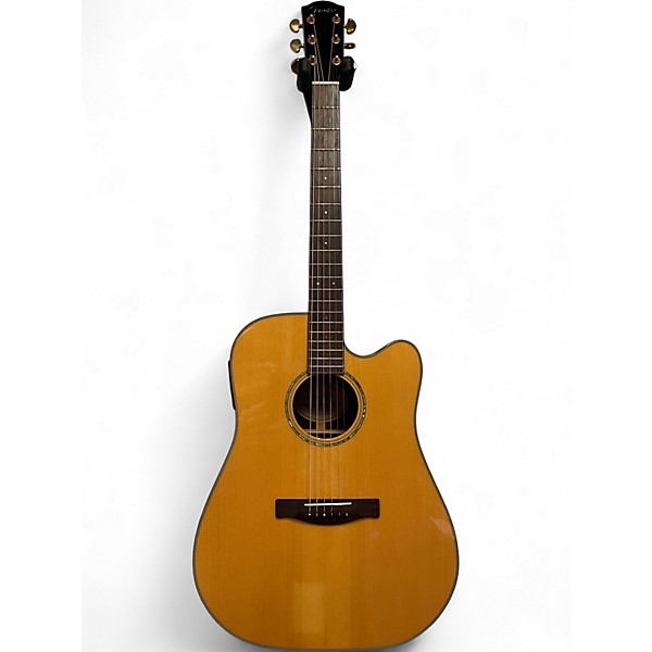 Used Fender GD47SCE Natural Acoustic Electric Guitar