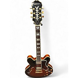 Used Epiphone Sheraton Vintage Sunburst Hollow Body Electric Guitar