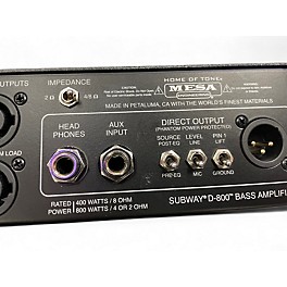 Used MESA/Boogie SUBWAY D800 Bass Amp Head