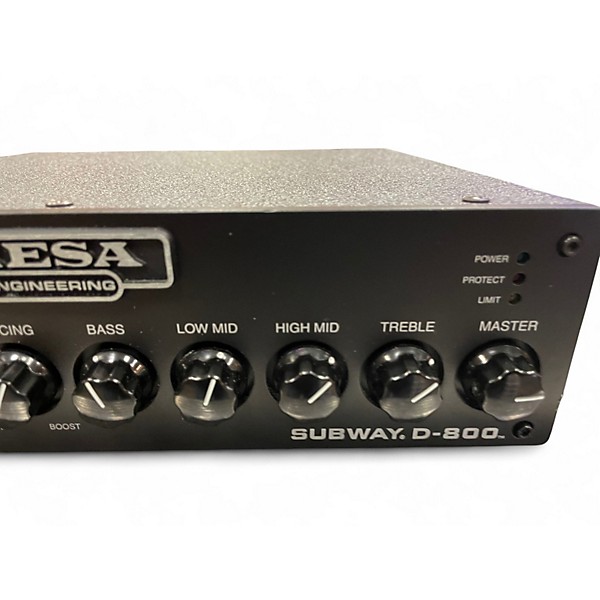 Used MESA/Boogie SUBWAY D800 Bass Amp Head