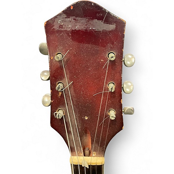 Vintage 1960s Sears Silvertone 1454 2 Color Sunburst Hollow Body Electric Guitar