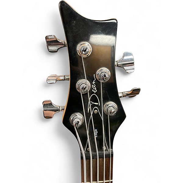 Used Dean Edge 5 String  Sunburst Electric Bass Guitar