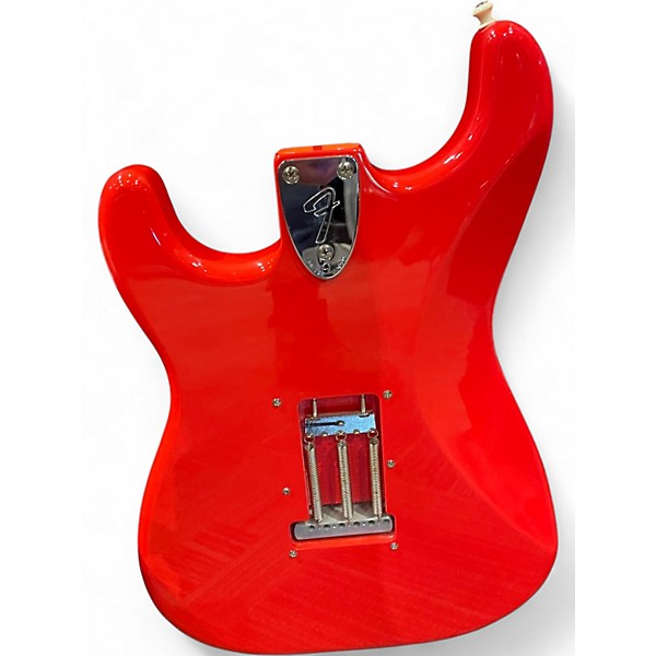 Used Fender INTERNATIONAL SERIES STRATOCASTER NEON RED Solid Body Electric Guitar