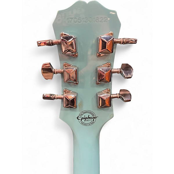 Used Epiphone Les Paul SL Daphne Blue Solid Body Electric Guitar