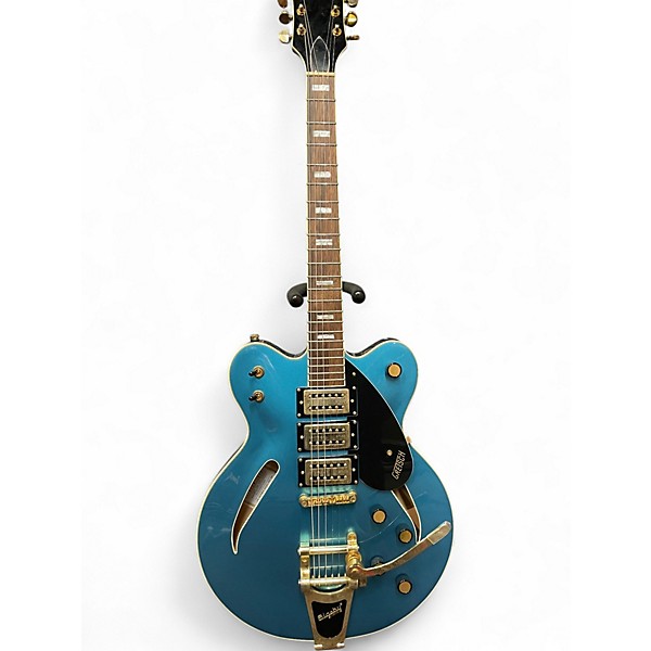 Used Gretsch Guitars Streamliner Cat-Eye Limited-Edition Center Block Electric Gu Riviera Blue Hollow Body Electric Guitar