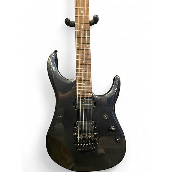 Used Sterling by Music Man JP160 Metallic Black Solid Body Electric Guitar