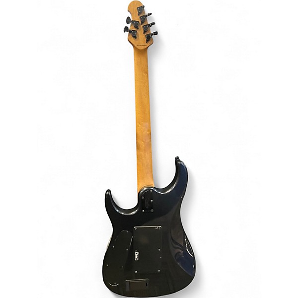 Used Sterling by Music Man JP160 Metallic Black Solid Body Electric Guitar