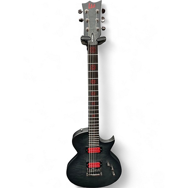 Used ESP LTD BB600B Trans Black Solid Body Electric Guitar