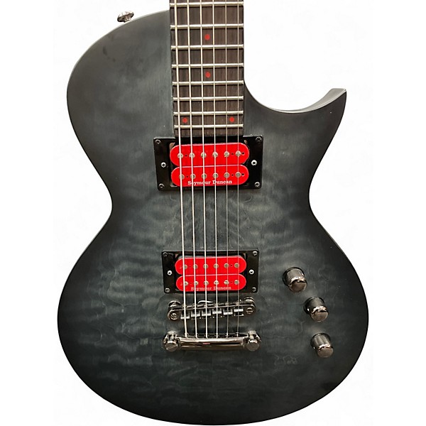 Used ESP LTD BB600B Trans Black Solid Body Electric Guitar