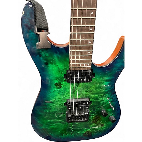 Used Schecter Guitar Research CR-6 Aqua Solid Body Electric Guitar