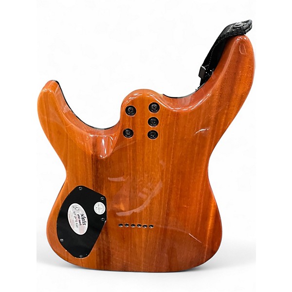 Used Schecter Guitar Research CR-6 Aqua Solid Body Electric Guitar