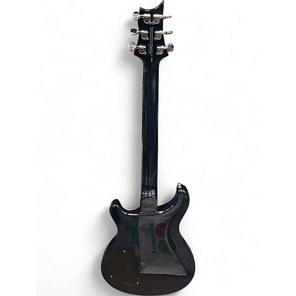 Used PRS Santana SE Black Solid Body Electric Guitar Black