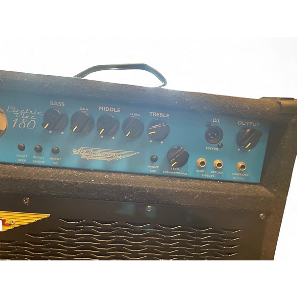 Used Ashdown EB 12-180 Electric Blue  EVO II 180W 1x15 Bass Combo Amp