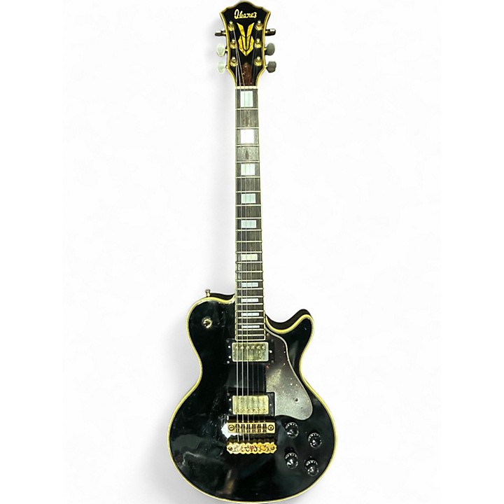 Used 1978 Ibanez PF300 Black Solid Body Electric Guitar Black