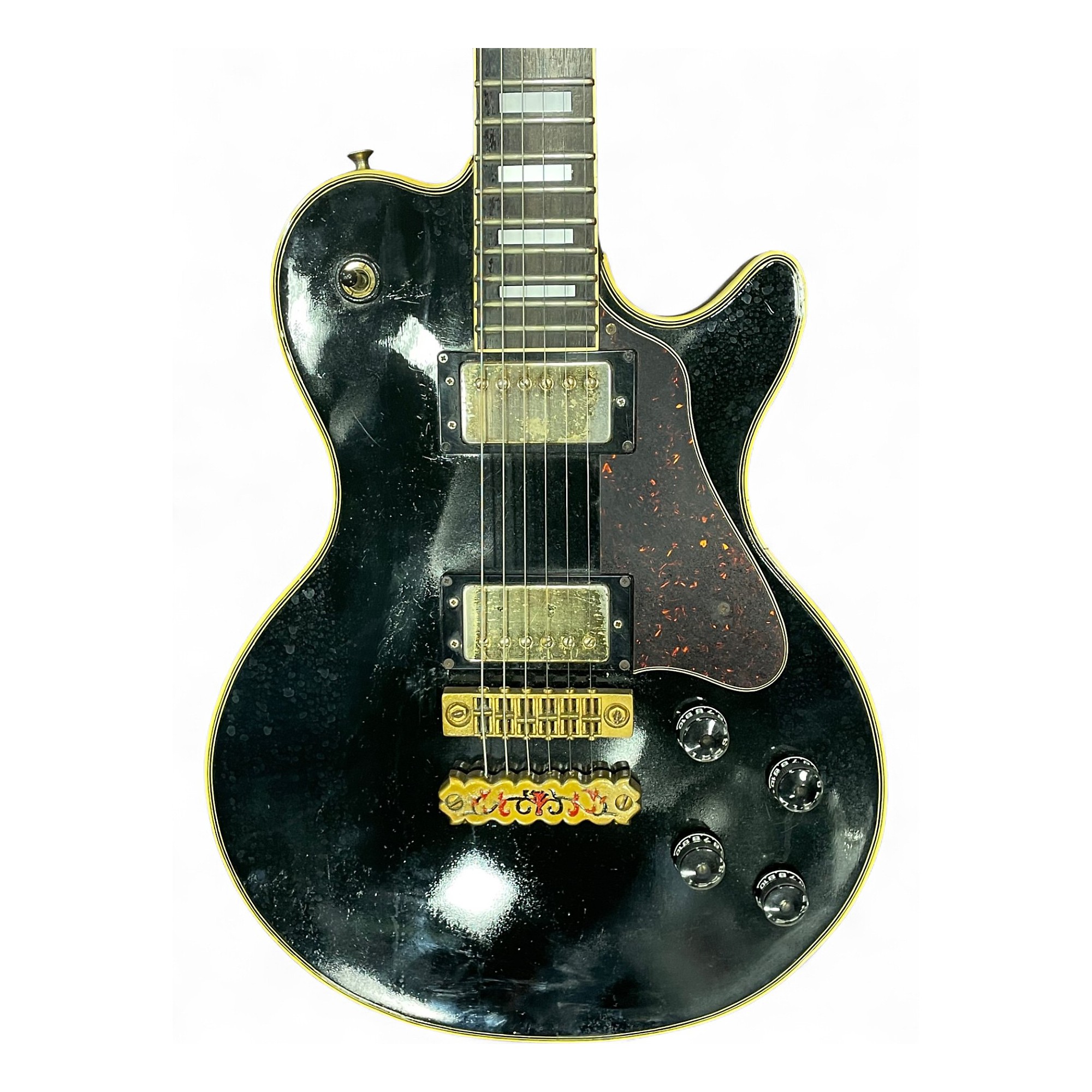 Used 1978 Ibanez PF300 Black Solid Body Electric Guitar Black