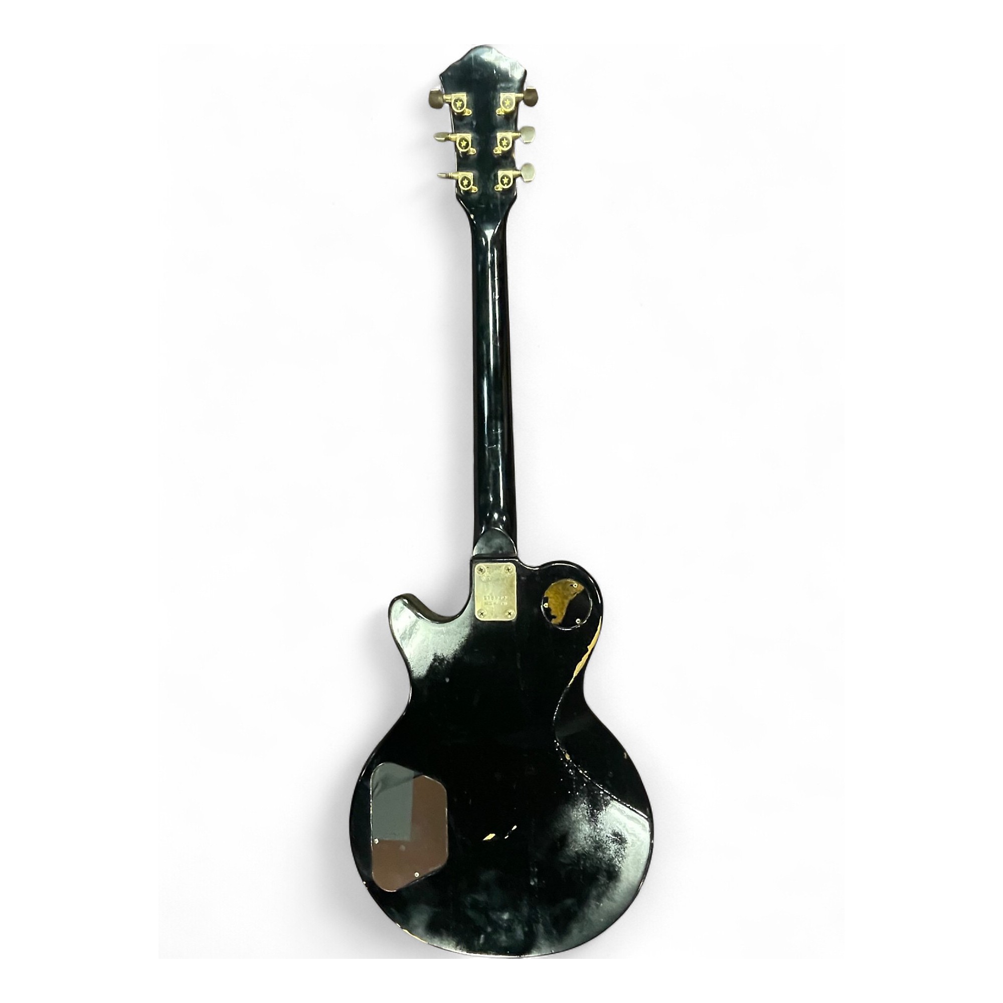 Used 1978 Ibanez PF300 Black Solid Body Electric Guitar Black