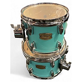 Used Yamaha 6 Piece Stage Custom MATTE SURF GREEN Drum Kit