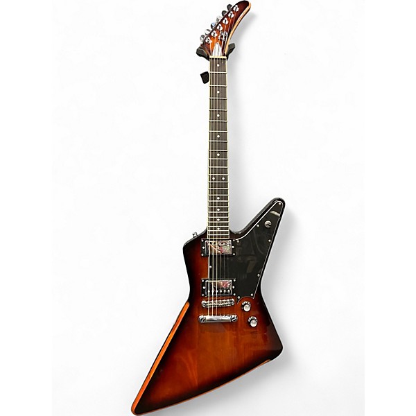 Used Pure Salem Cherry Bomb Tobacco Burst Solid Body Electric Guitar