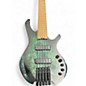 Used Cort Space 5 Headless Star Dust Green Electric Bass Guitar