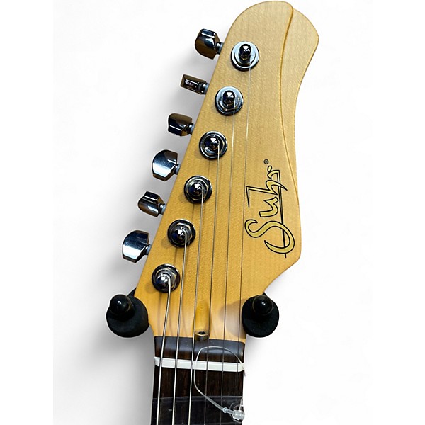 Used Suhr CLASSIC JM Black Solid Body Electric Guitar