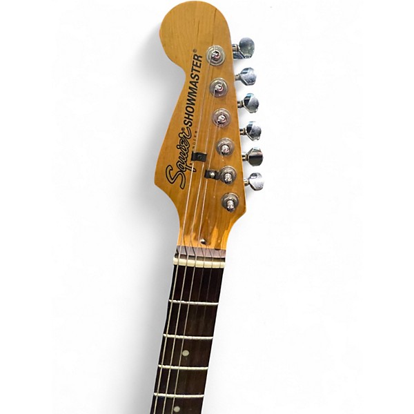 Used Squire SHOWMASTER BLUE Solid Body Electric Guitar