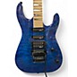 Used Jackson JS34Q Dinky Trans Blue Solid Body Electric Guitar