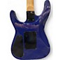 Used Jackson JS34Q Dinky Trans Blue Solid Body Electric Guitar