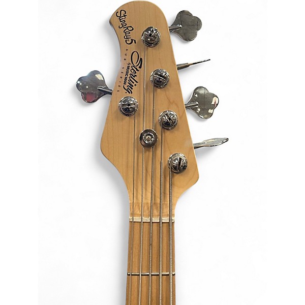 Used Sterling by Music Man STING RAY 5 Vintage Sunburst Electric Bass Guitar