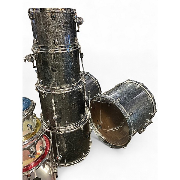 Used Mapex 6 Piece Saturn Standard Galaxy Sparkle Drum Kit