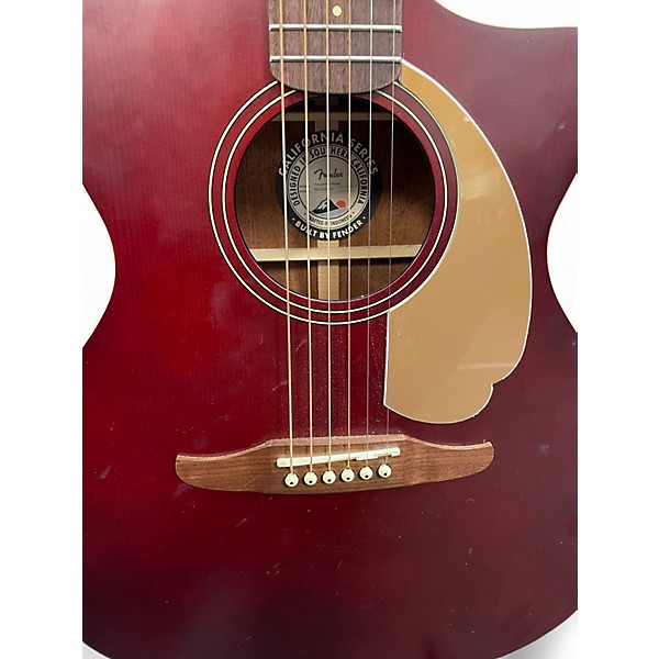 Used Fender california redondo Walnut Acoustic Electric Guitar