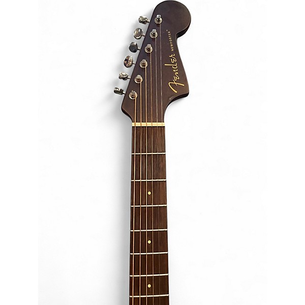 Used Fender california redondo Walnut Acoustic Electric Guitar