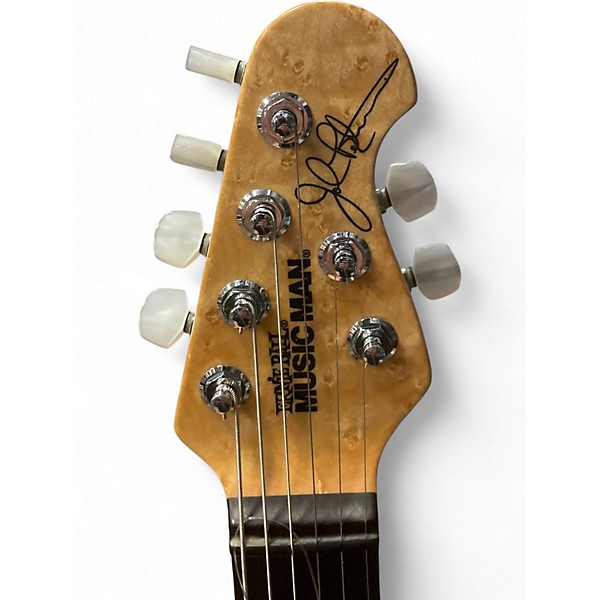 Used 2002 Ernie Ball Music Man JP6 John Petrucci Signature Crimson Red Burst Solid Body Electric Guitar