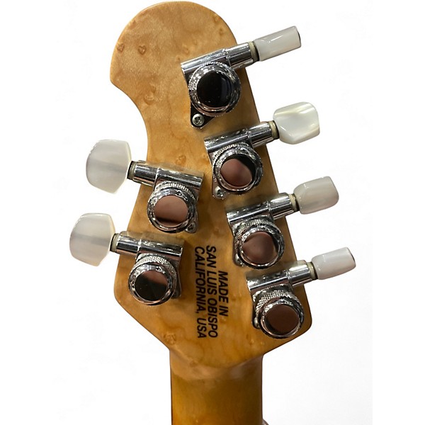 Used 2002 Ernie Ball Music Man JP6 John Petrucci Signature Crimson Red Burst Solid Body Electric Guitar