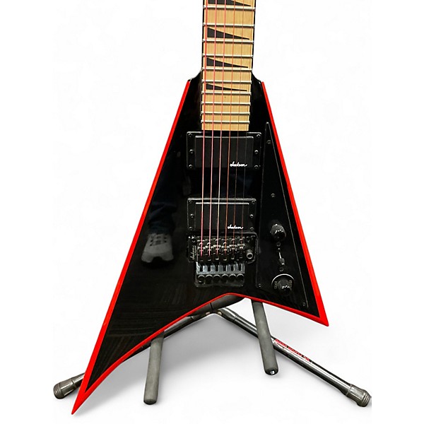 Used Jackson RRX24 BLACK AND RED Solid Body Electric Guitar