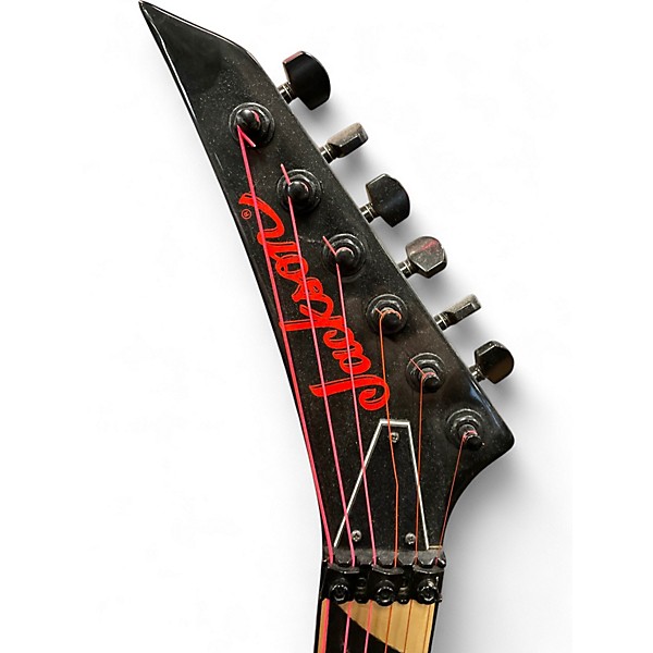 Used Jackson RRX24 BLACK AND RED Solid Body Electric Guitar