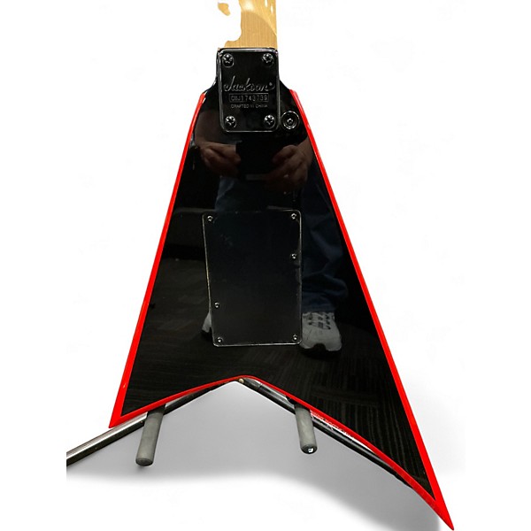 Used Jackson RRX24 BLACK AND RED Solid Body Electric Guitar