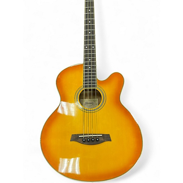 Used Ibanez AEB5E LIGHT VIOLIN BURST Acoustic Bass Guitar