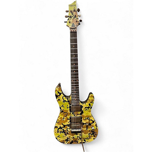Used Schecter Guitar Research C1 FR Camo Camo Solid Body Electric Guitar