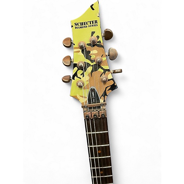 Used Schecter Guitar Research C1 FR Camo Camo Solid Body Electric Guitar