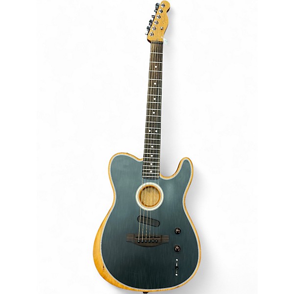 Used Fender Acoustasonic Player Telecaster Black Acoustic