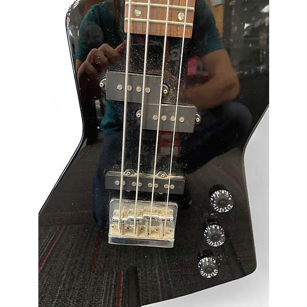 Used Dean Z Metalman 4 String Black Electric Bass Guitar Black