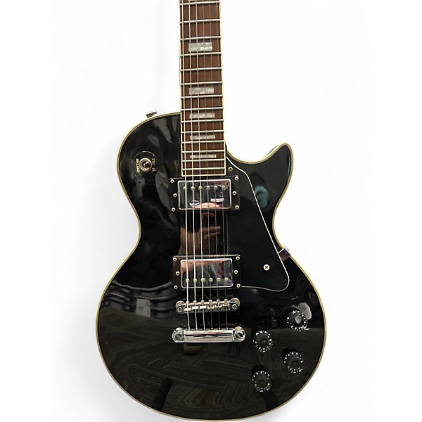 Used Vineyard LES PAUL Black Solid Body Electric Guitar