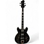 Used Hagstrom Viking Hollowbody Black Electric Bass Guitar thumbnail