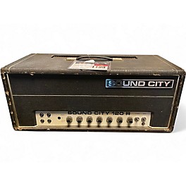 Vintage 1970s Sound City 120R HEAD W/REVERB Tube Guitar Amp Head